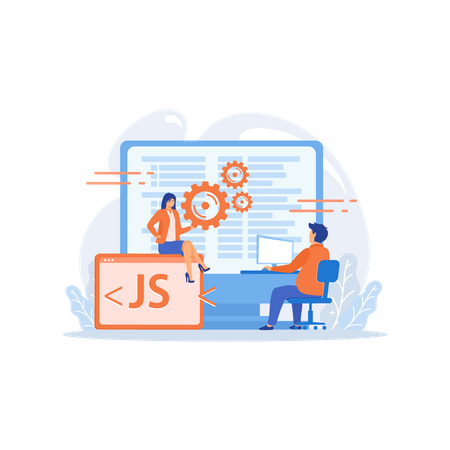 Javascript Programming  Illustration