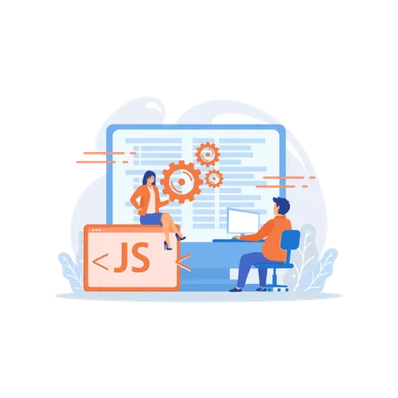 Javascript Programming  Illustration