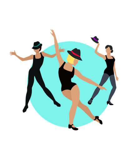 La danse jazz  Illustration