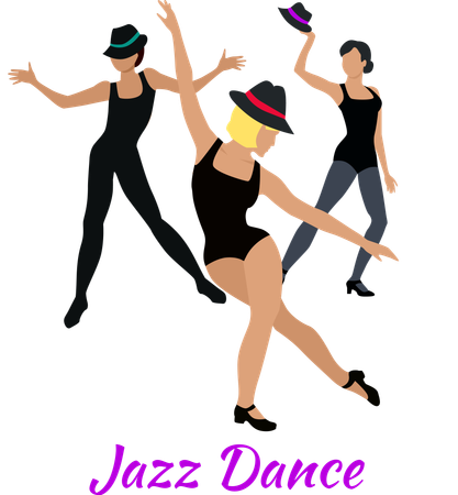 La danse jazz  Illustration