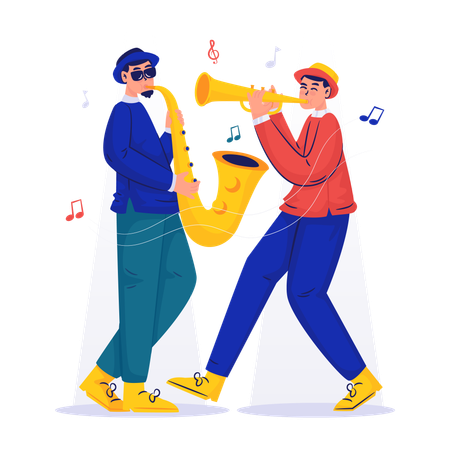 Jazzkonzert  Illustration