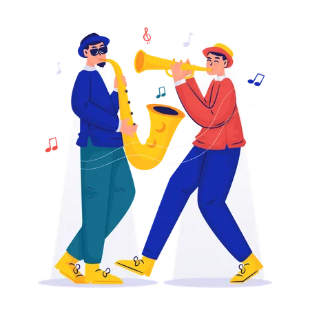 Jazzkonzert  Illustration