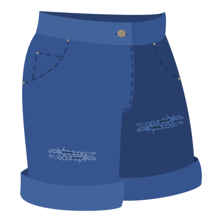 Estilos de jeans  Ilustração