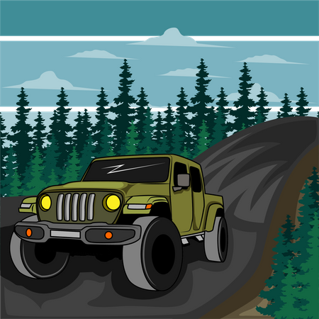 Jeep  Illustration