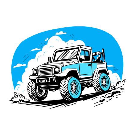 Jeep  Illustration