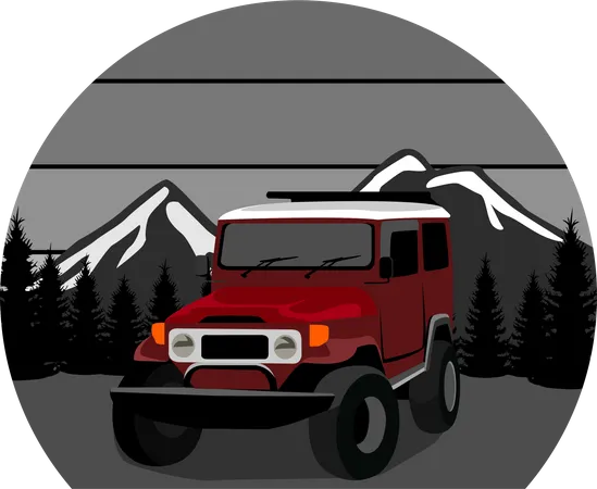 Jeep  Illustration