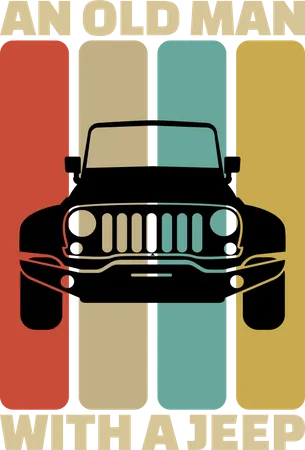 Jeep Silhouette Illustration
