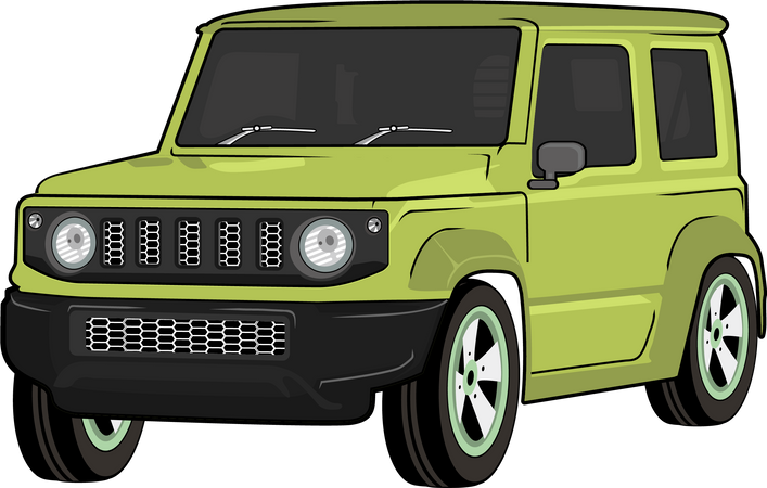 Voiture jeep  Illustration