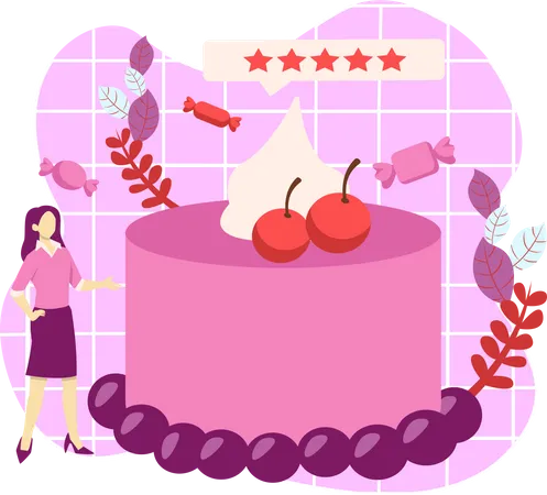 Jelly Cake Illustration
