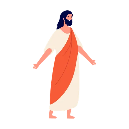Jesucristo está de pie  Ilustración