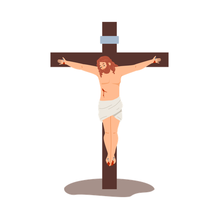 Jesus Christ crucifixion  Illustration