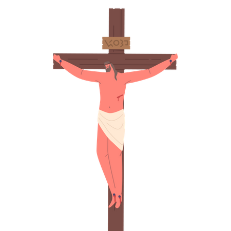 Crucifixión de jesús  Ilustración