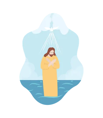 Jesus erscheint seinen Jüngern  Illustration