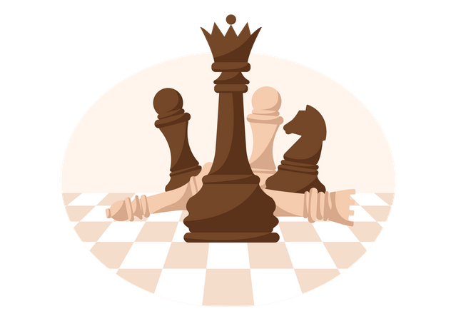 Jeu d'échecs  Illustration