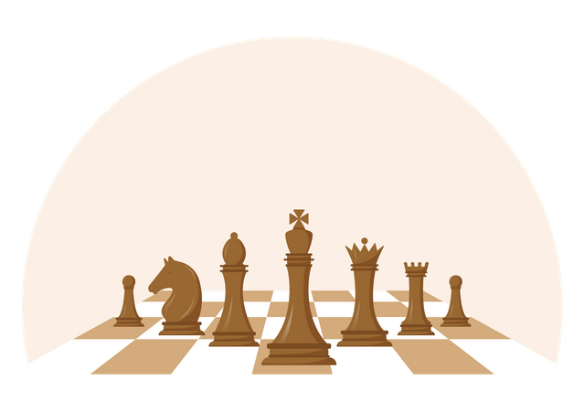 Jeu d'échecs  Illustration