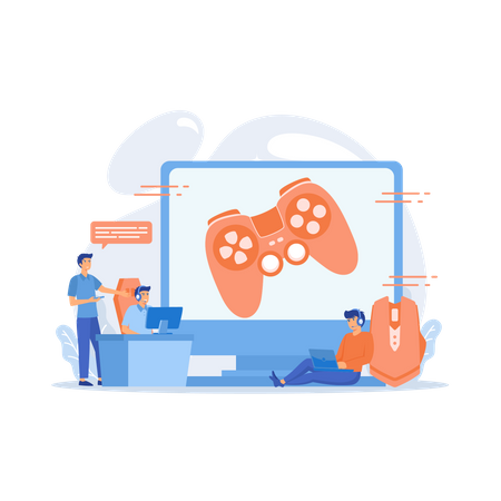 Jeux informatiques  Illustration