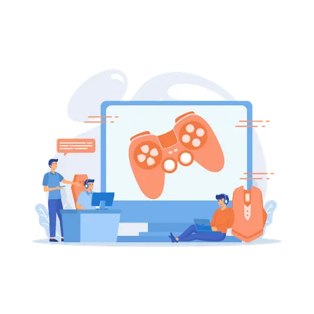 Jeux informatiques  Illustration