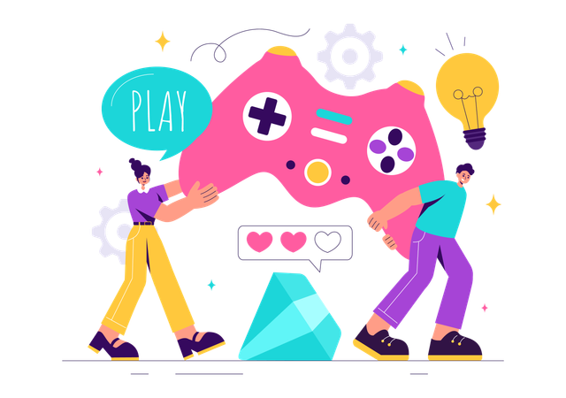 Jeux vidéo  Illustration