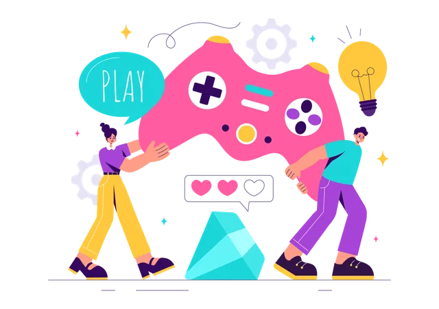 Jeux vidéo  Illustration