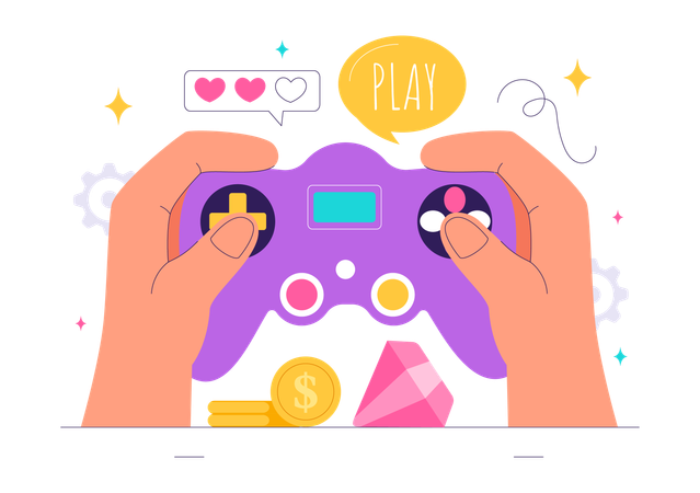 Jeux vidéo  Illustration