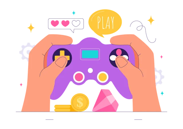 Jeux vidéo  Illustration