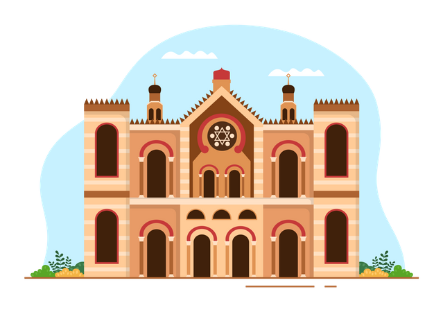 Jew Temple  Illustration