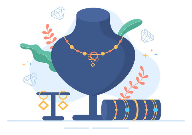 Jewelry Accessories  Illustration