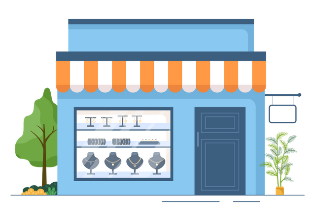 Jewelry Shop  Illustration