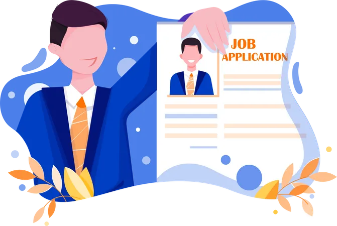 Job application  Illustration