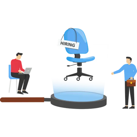 Job hiring  Illustration