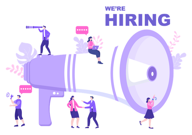 Job Hiring  Illustration