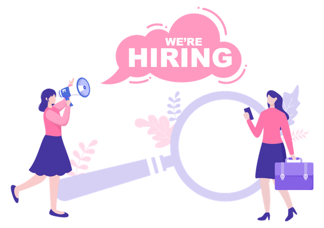 Job Hiring  Illustration