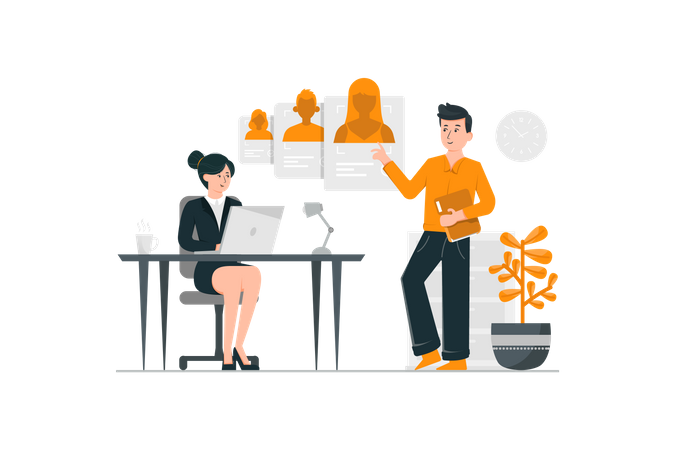 Job Hiring Illustration