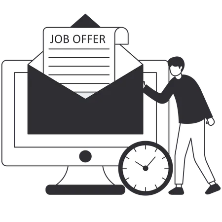 Job Offer  Illustration