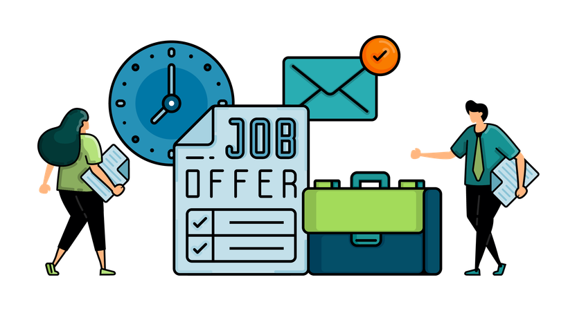 Job Offer  Illustration