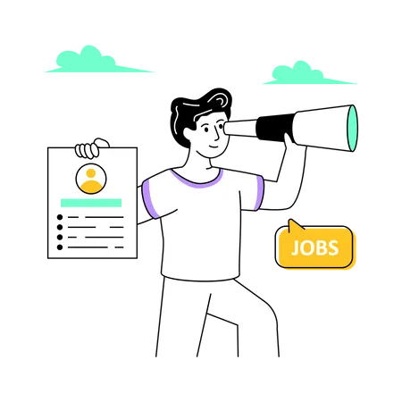 Job Opportunity  Illustration