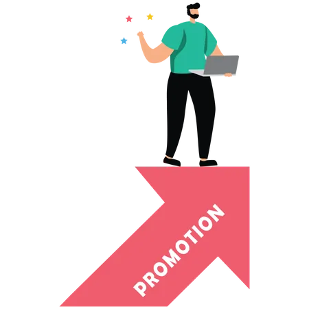 Job Promotion  Illustration