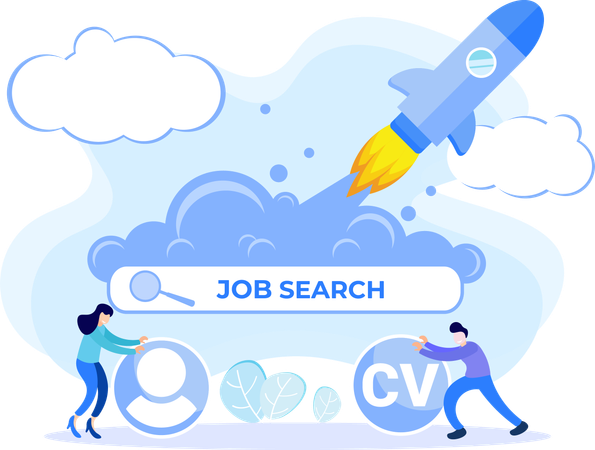 Job Recruitment  Illustration