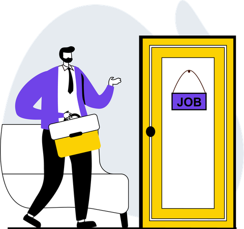 Job recruitment  Illustration