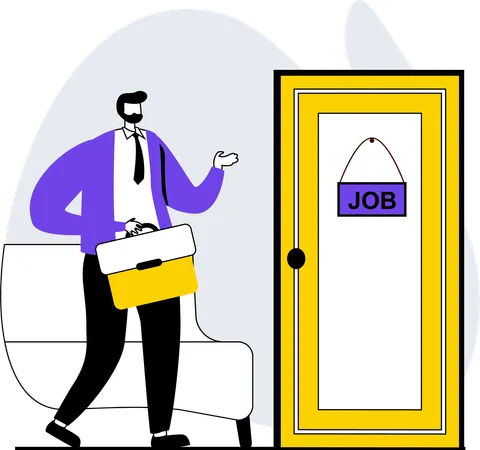 Job recruitment  Illustration