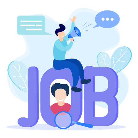 Job Recruitment  Illustration