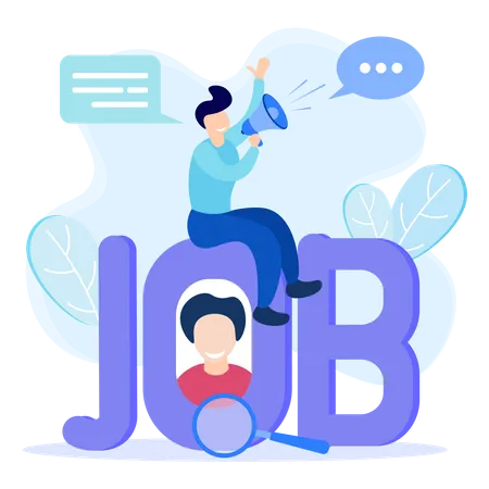 Job Recruitment  Illustration