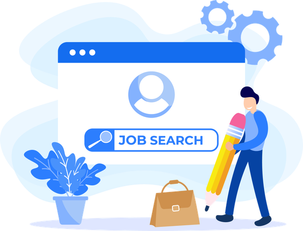 Job Recruitment  Illustration