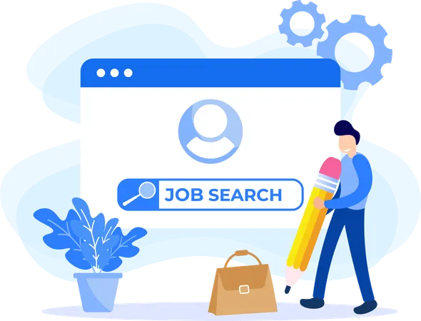 Job Recruitment  Illustration