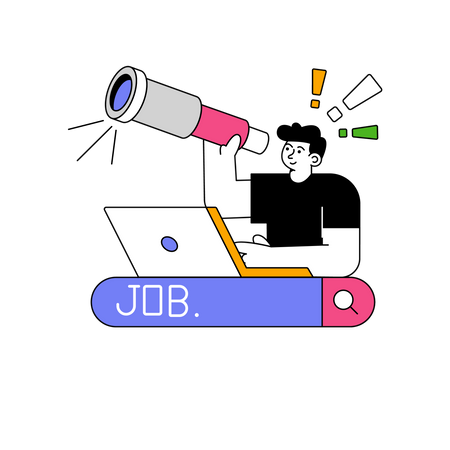 Job Search Illustration