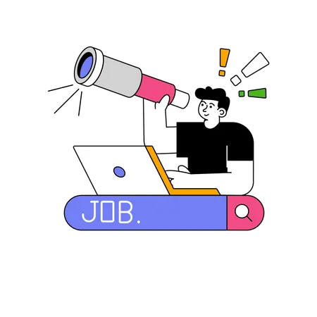 Job Search Illustration