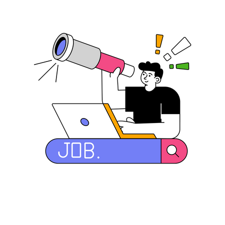 Job Search  Illustration