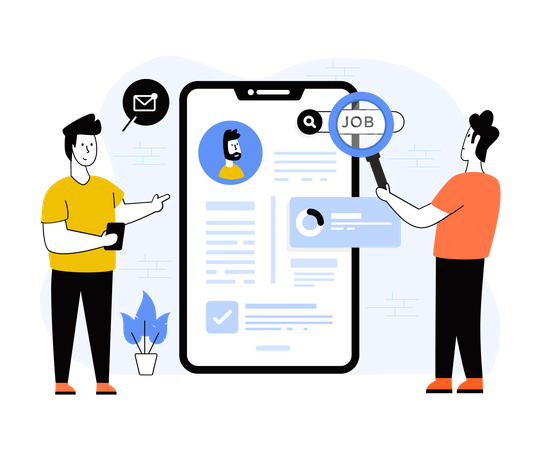 Job search  Illustration