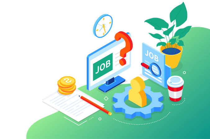 Job search  Illustration