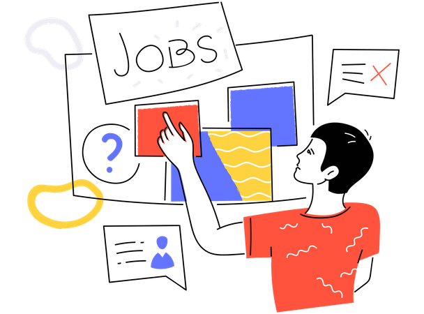 Job search  Illustration